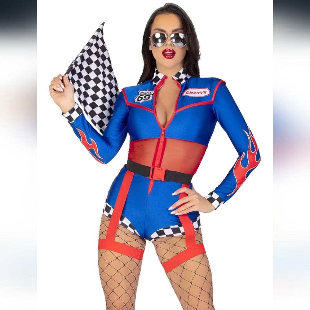 Cherry Bomb Race Car Driver Costume